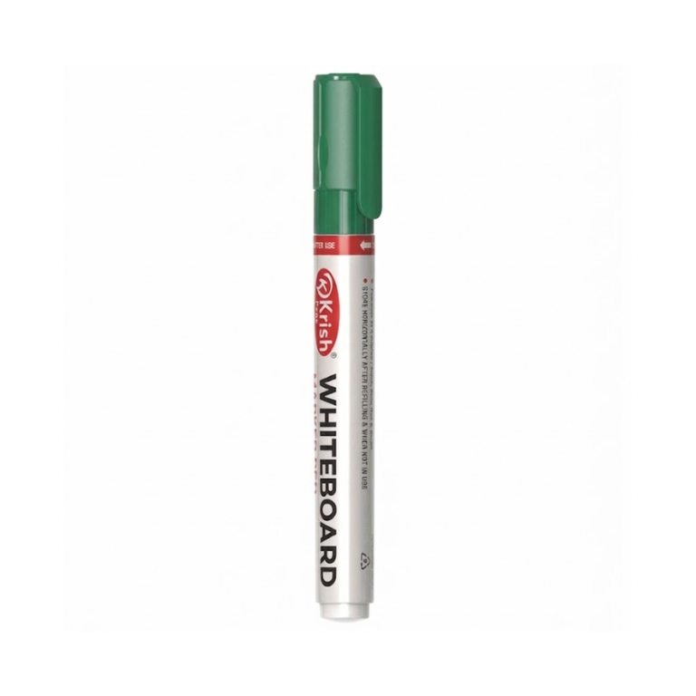Krish White Board Marker Chisel Tip Green Kwbmcg